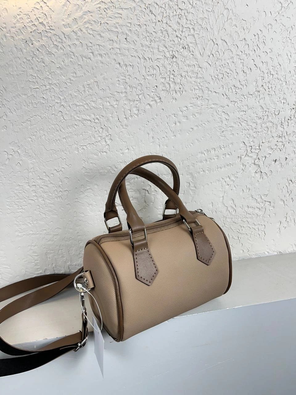 Koyu Vizon Renk MİNİ Silindir Çapraz Çanta CB89111