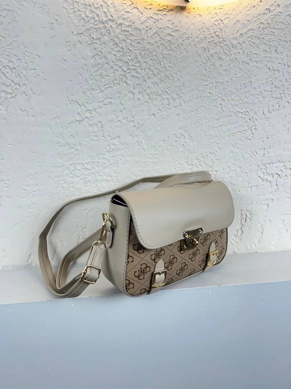 Koyu Vizon Renk Önü Kemerli Çanta CB0691