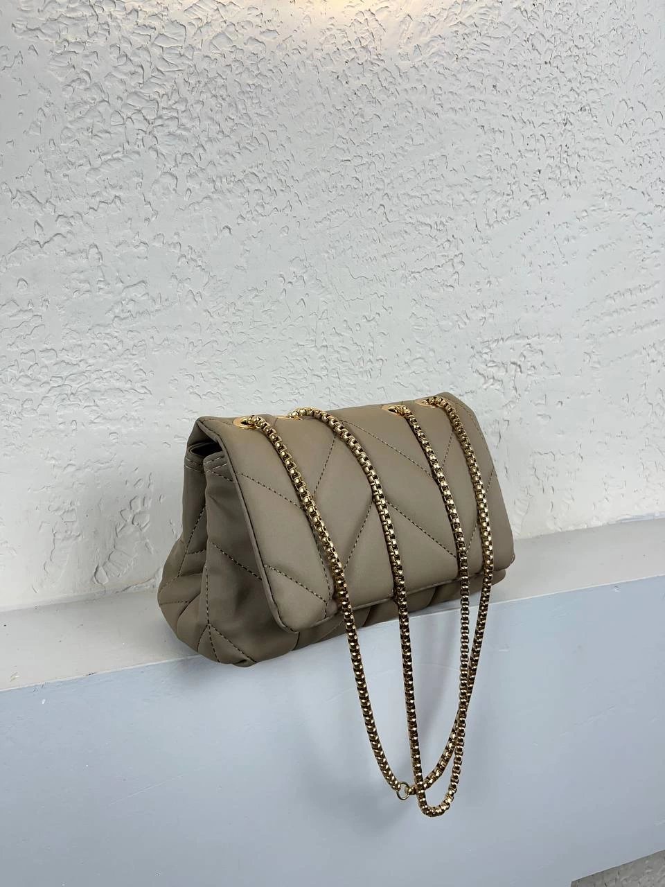 Koyu Vizon Renk YENİ Kapitone Çanta CB3941