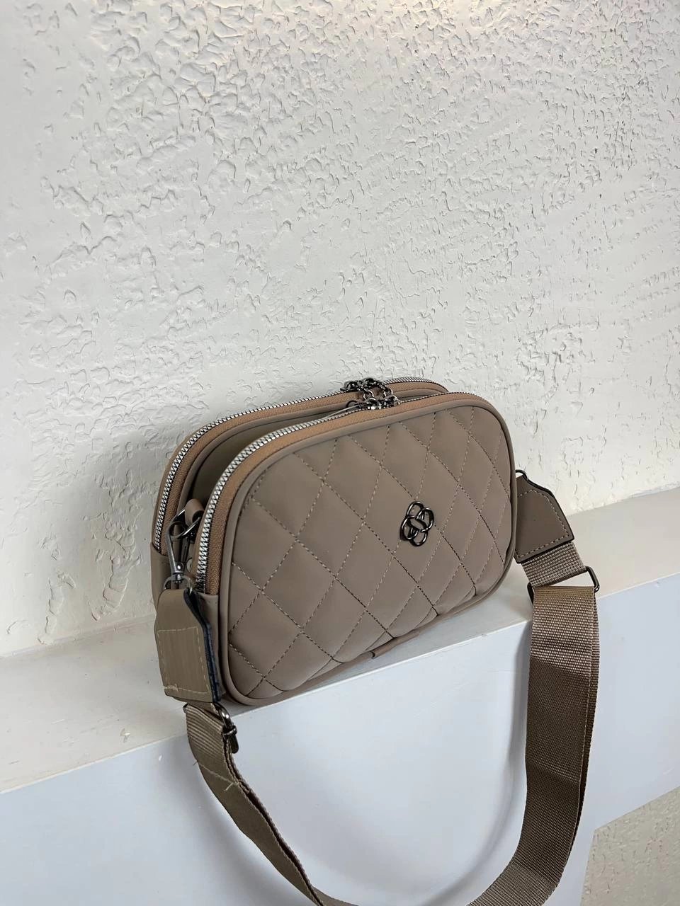 Koyu Vizon Renkli 2025 Kalite 2 Bölme Çanta CB23697