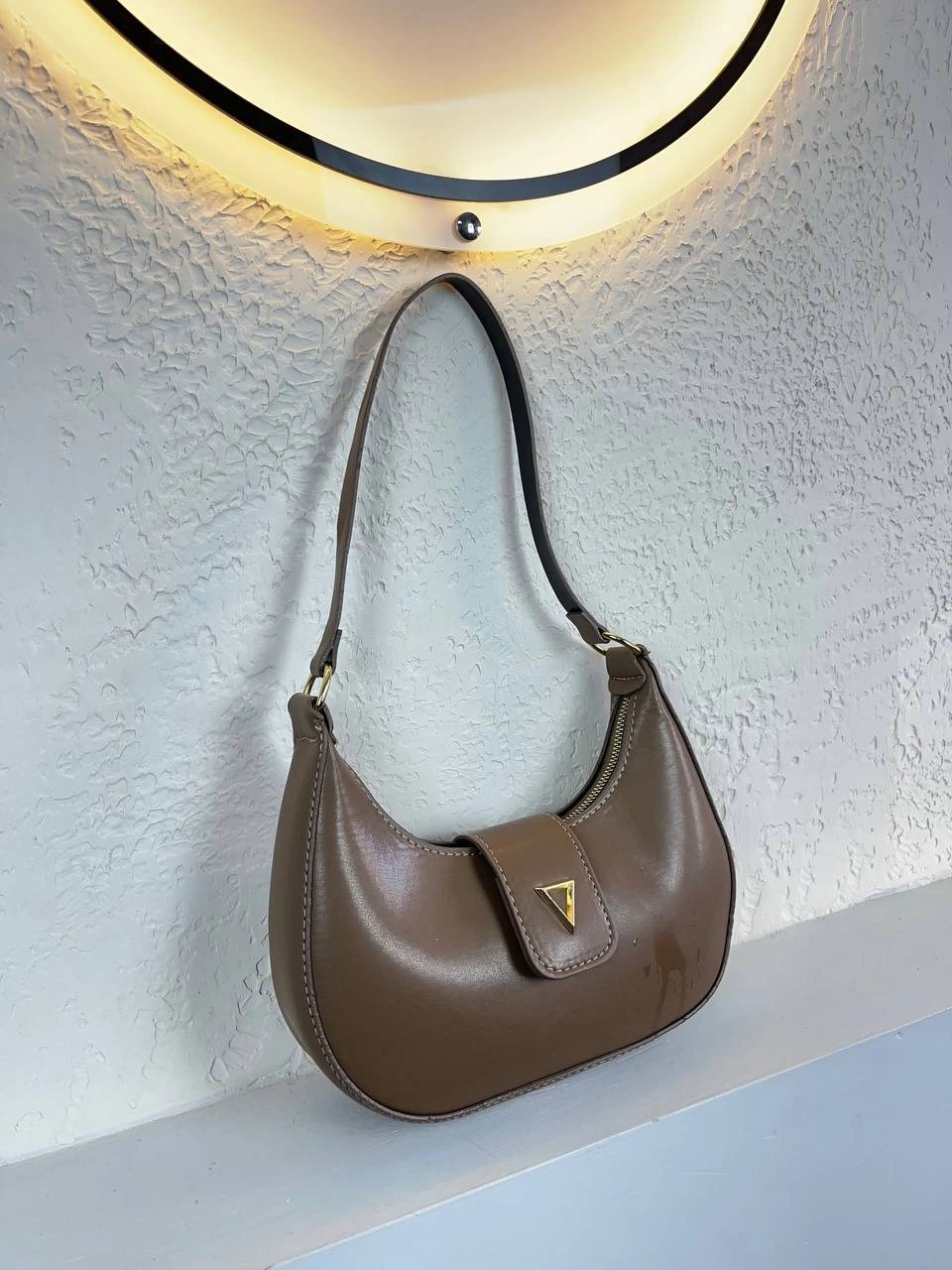 Koyu Vizon Renkli Baget Yeni Sezon Çanta CB7230