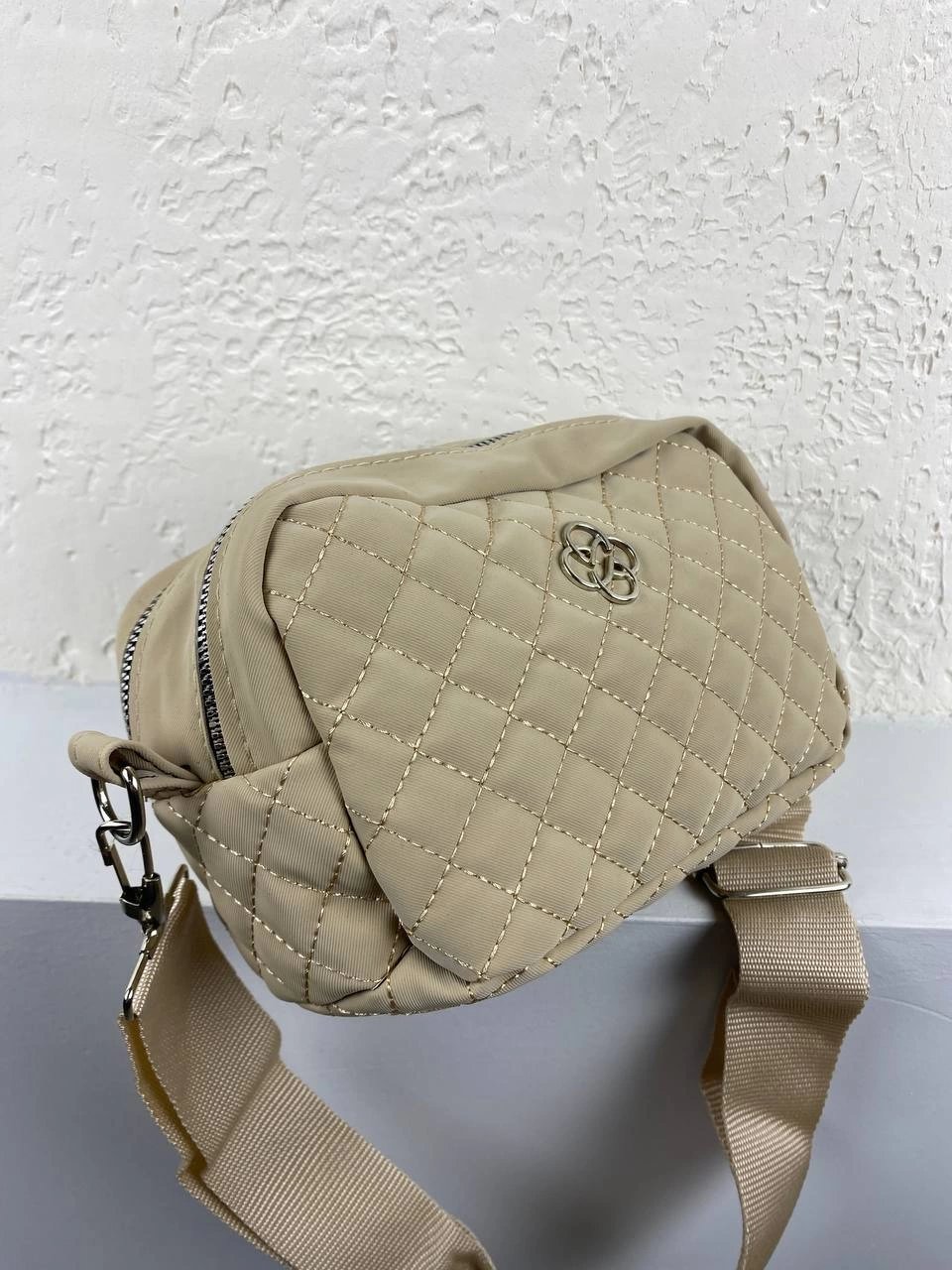 Krem 2 Bölmeli 2024 Model Çanta