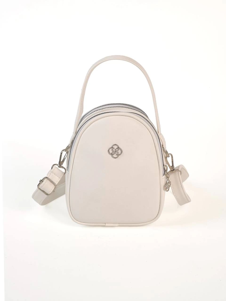 Krem 3 Bölme Kalite Çanta CB0956