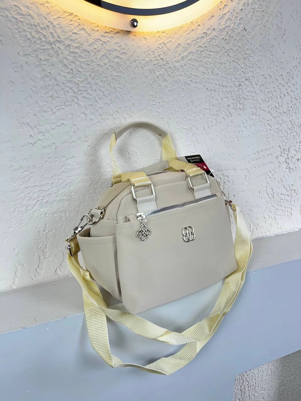 Krem 3 Bölme Kalite Çanta CB7145