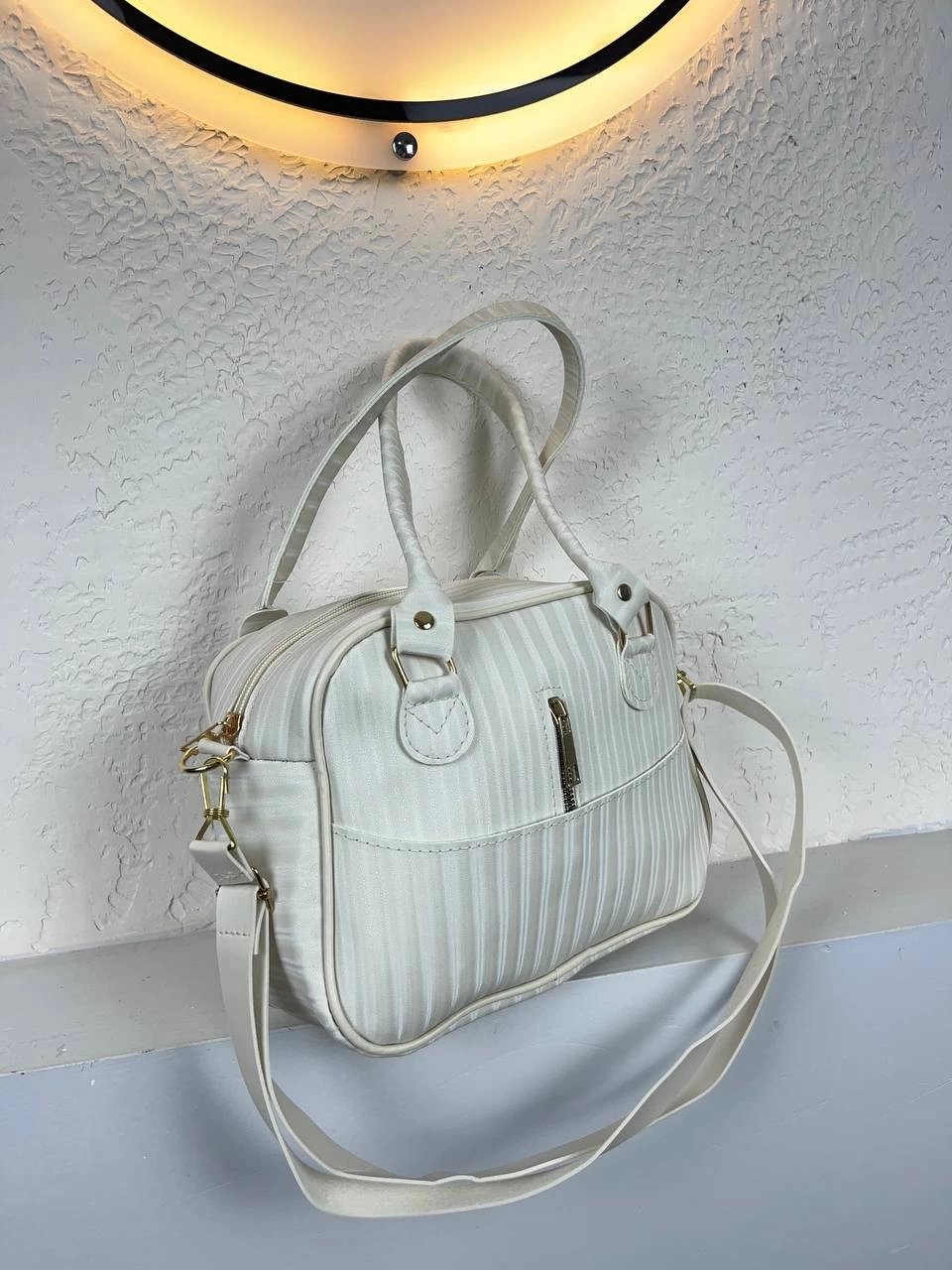 Krem Atölye Kalite Kol Çanta CB12874