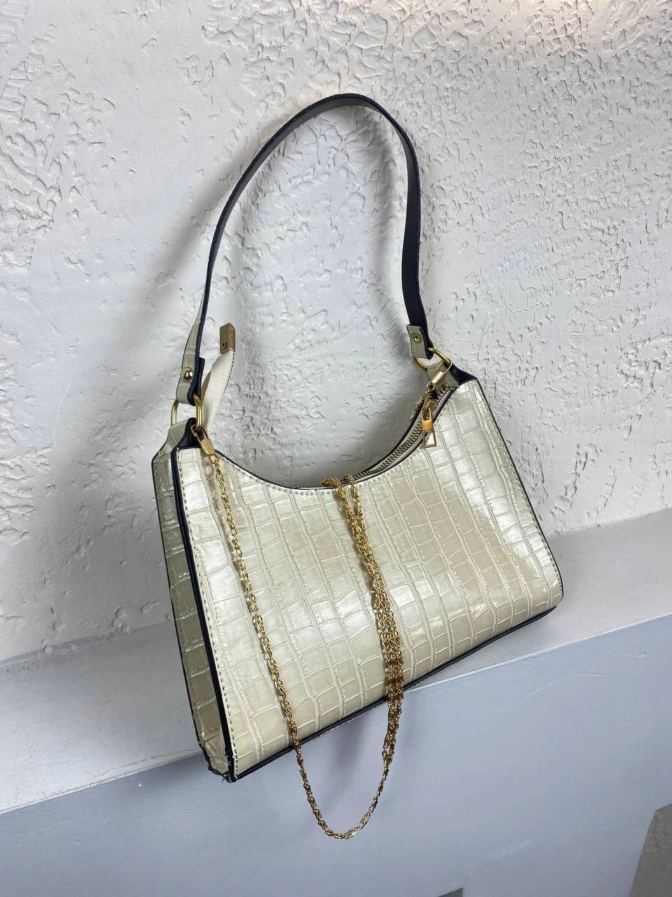 Krem Elden Tutma Kol Çanta