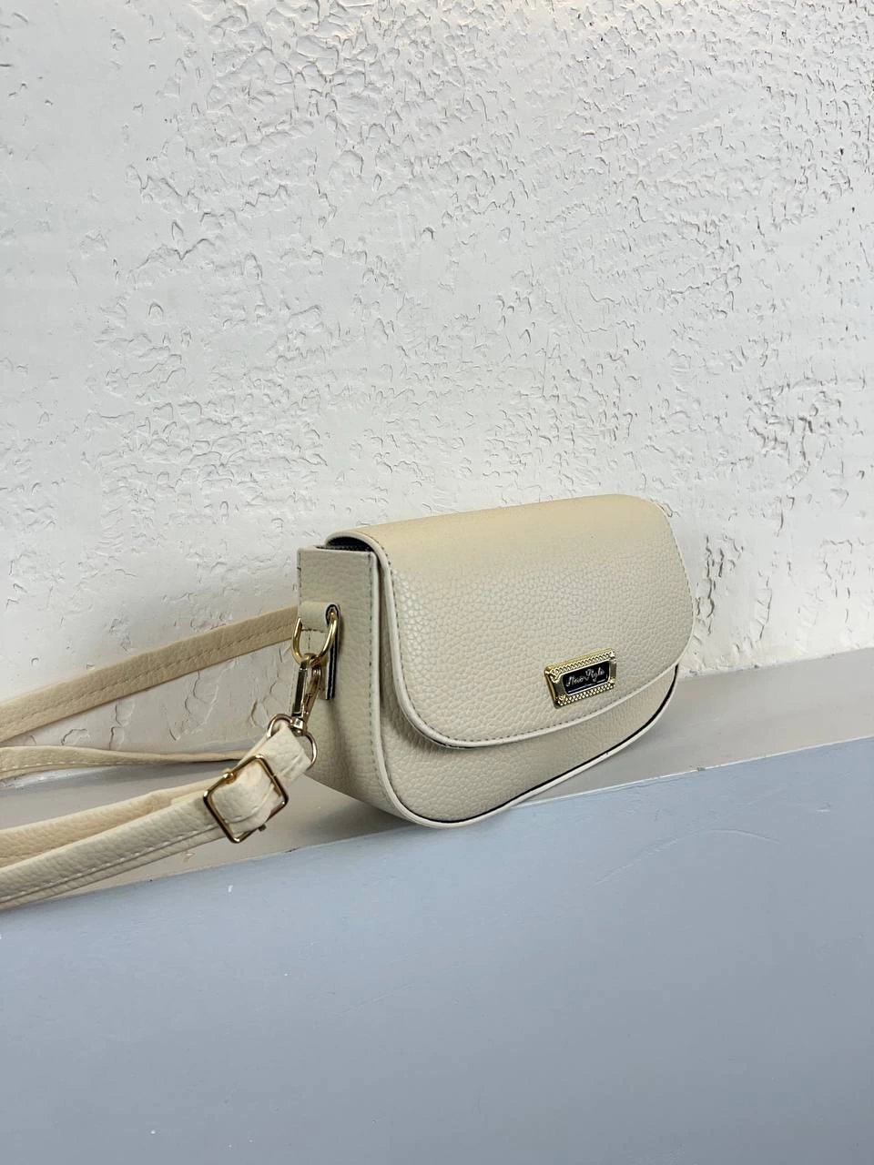 Krem Kalıp Çapraz Çanta CB0038