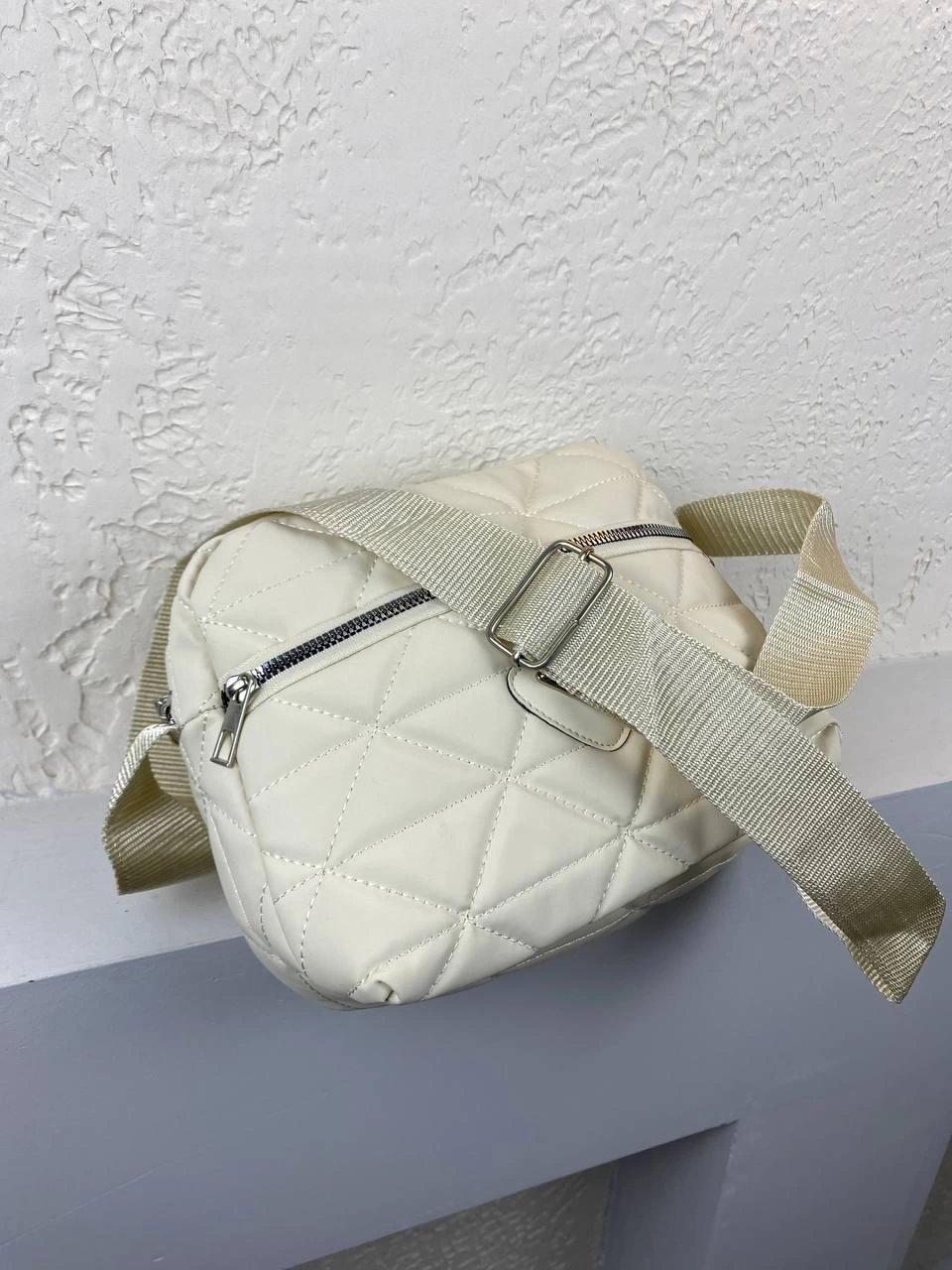 Krem Kapitone 2024 Çanta