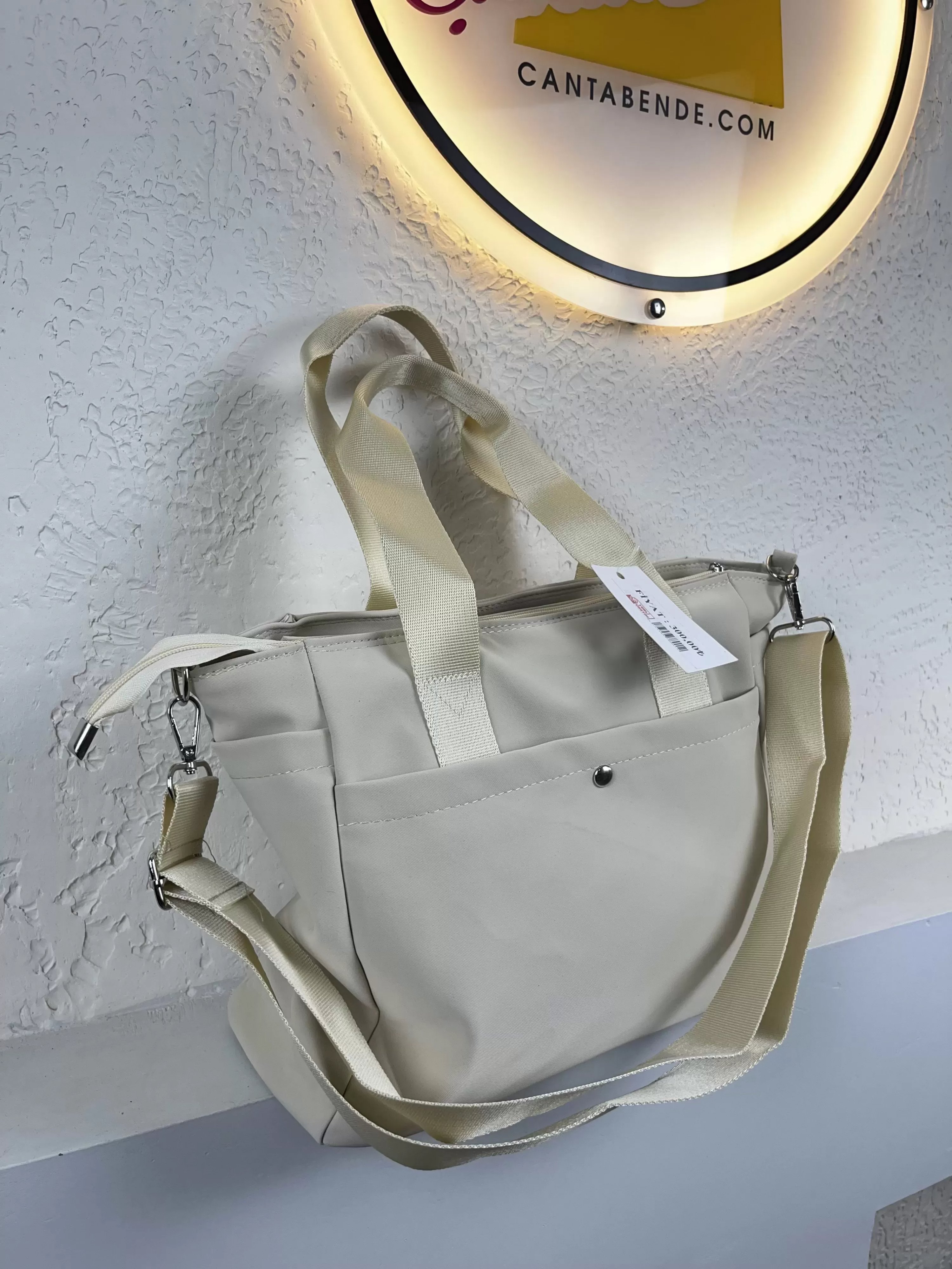 Krem Lüx 3 Bölme Kalite Çanta CB0101