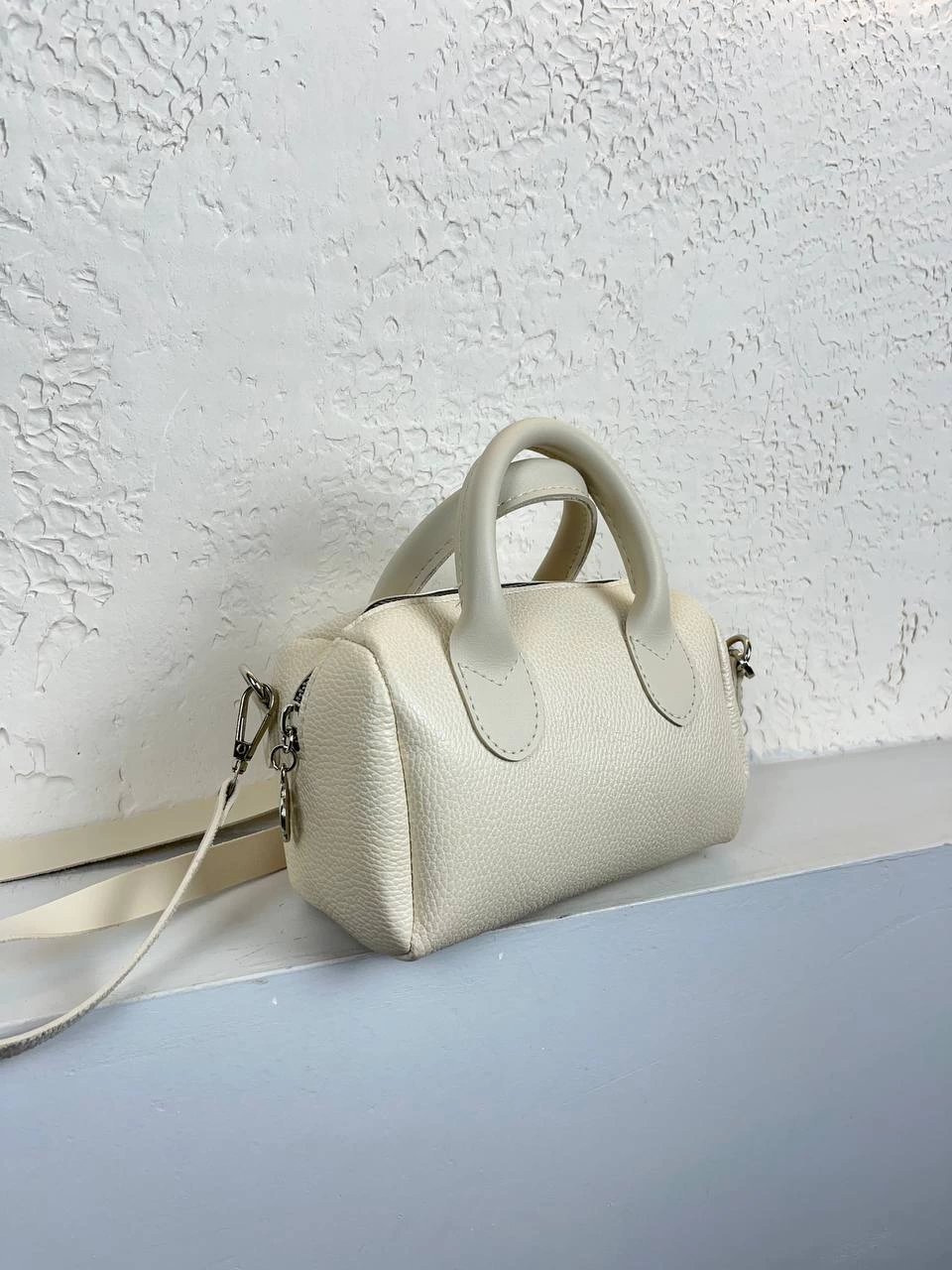 Krem Mini Boy Çapraz Çanta CB5622