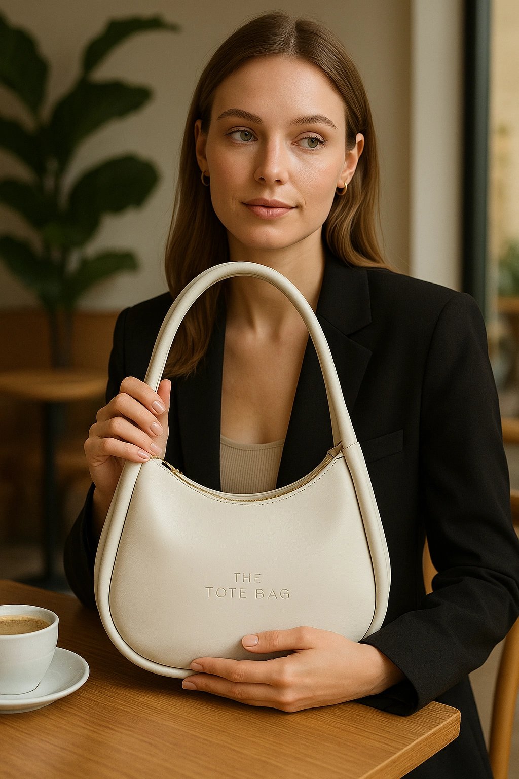 Krem Renk A Kalite Çanta CB9811