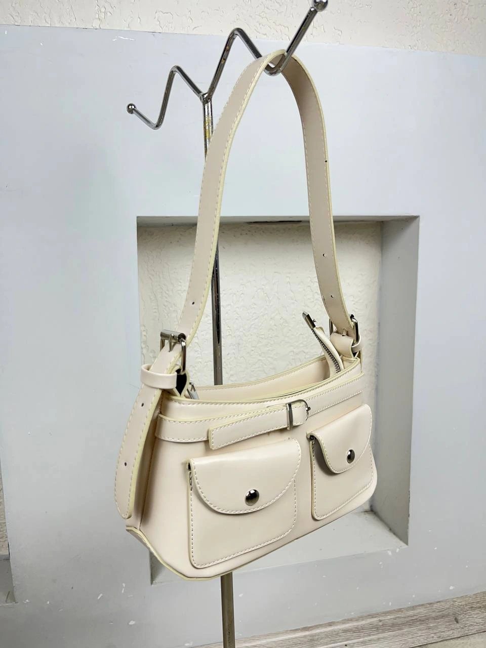 Krem Renk Baget HB Çanta CB9171