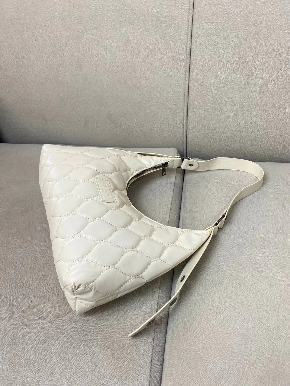 Krem Renk Baget Kol Çanta