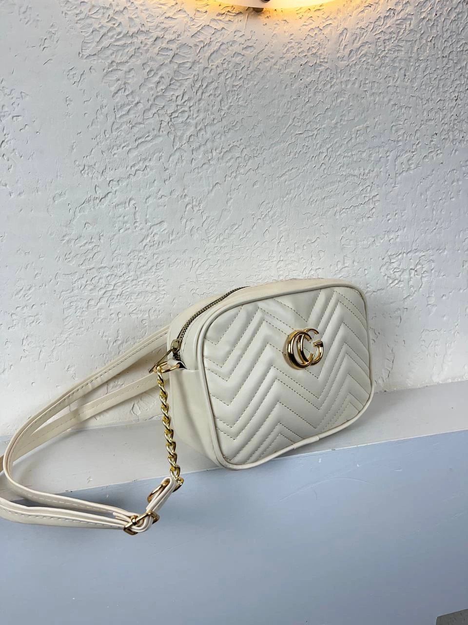 Krem Renk GG Çanta CB0987