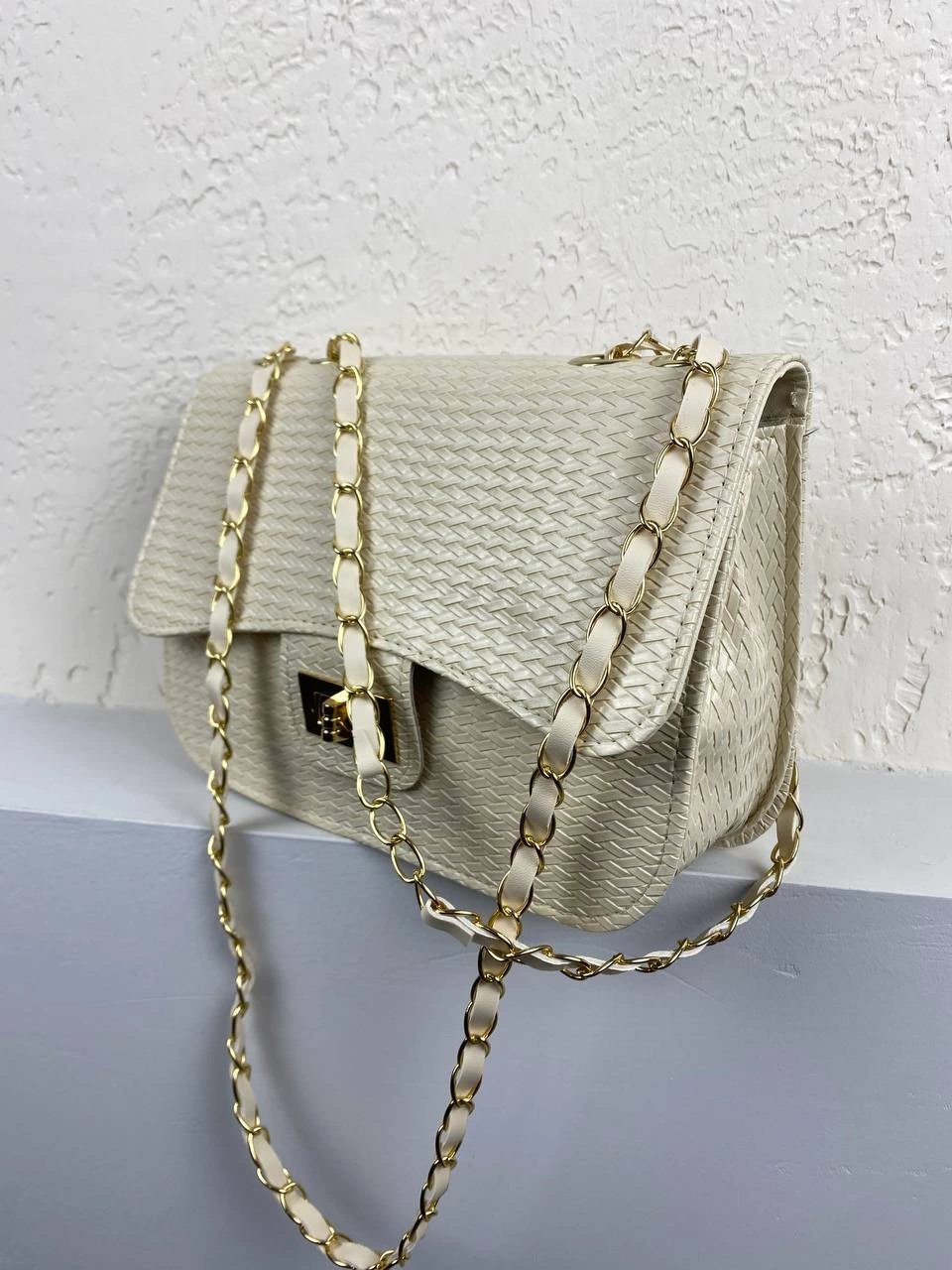 Krem Renk Kalıp Kol Çanta 2024