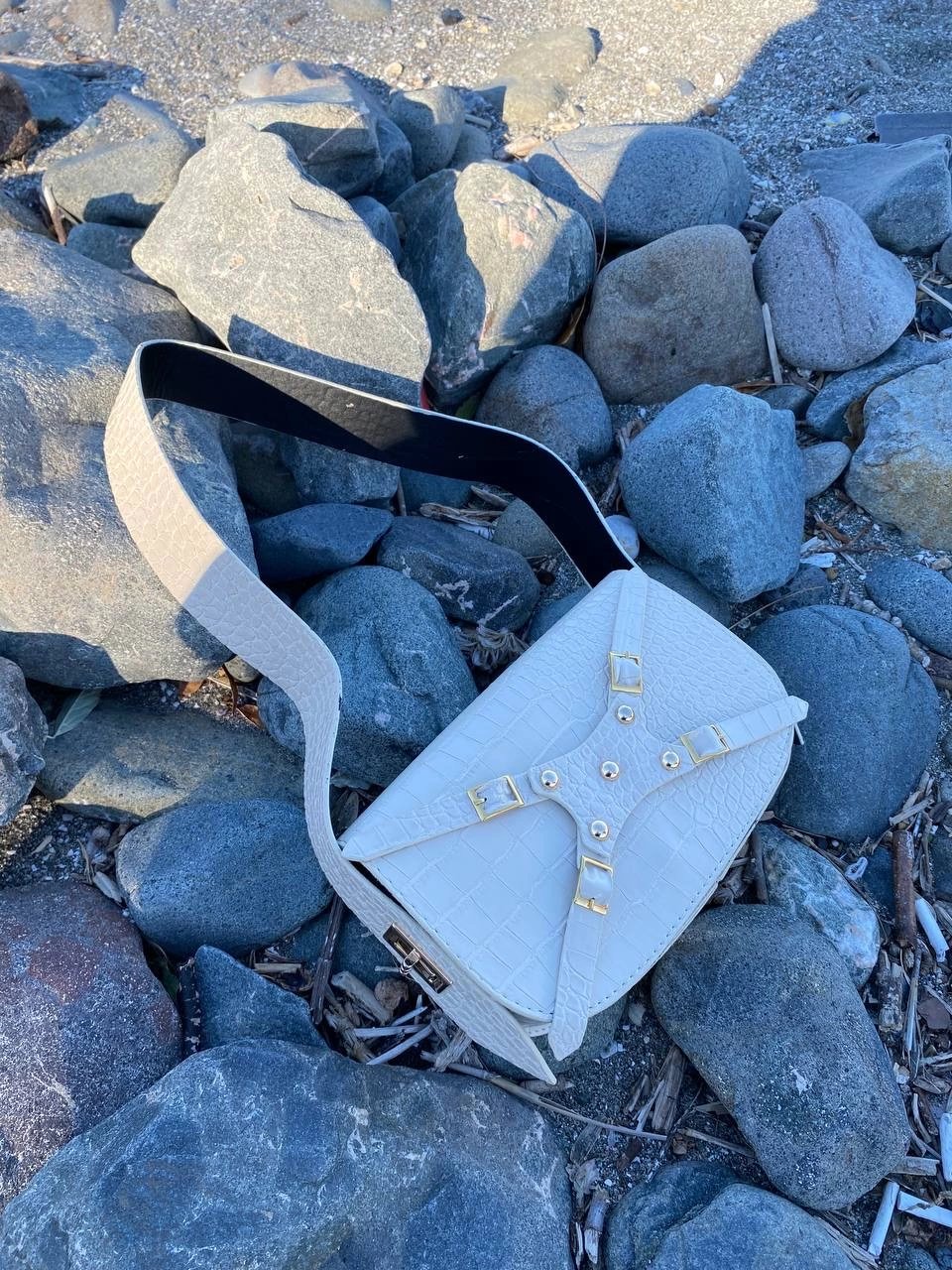 Krem Renk Manc Kol Çanta