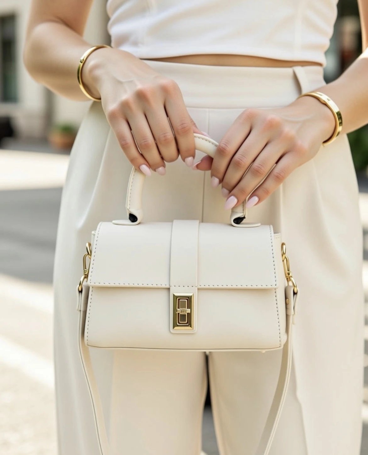 Krem Renk YENİ Çanta SARE2025