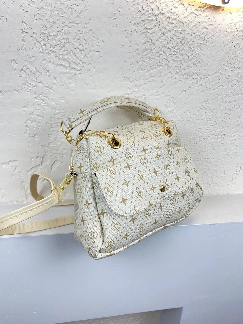 Krem Renk Yeni Kol Çanta