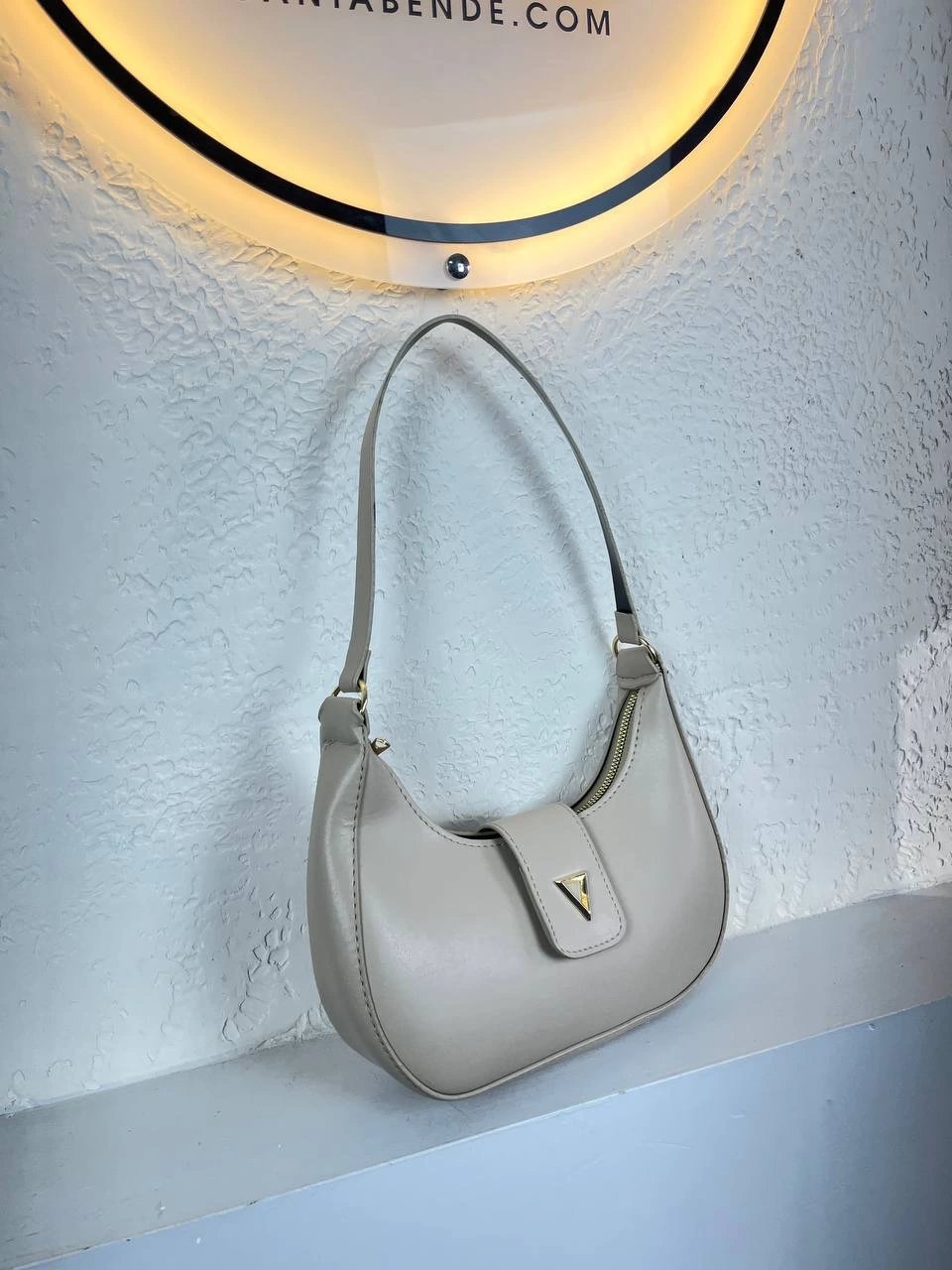 Krem Renkli Baget Yeni Sezon Çanta CB7230