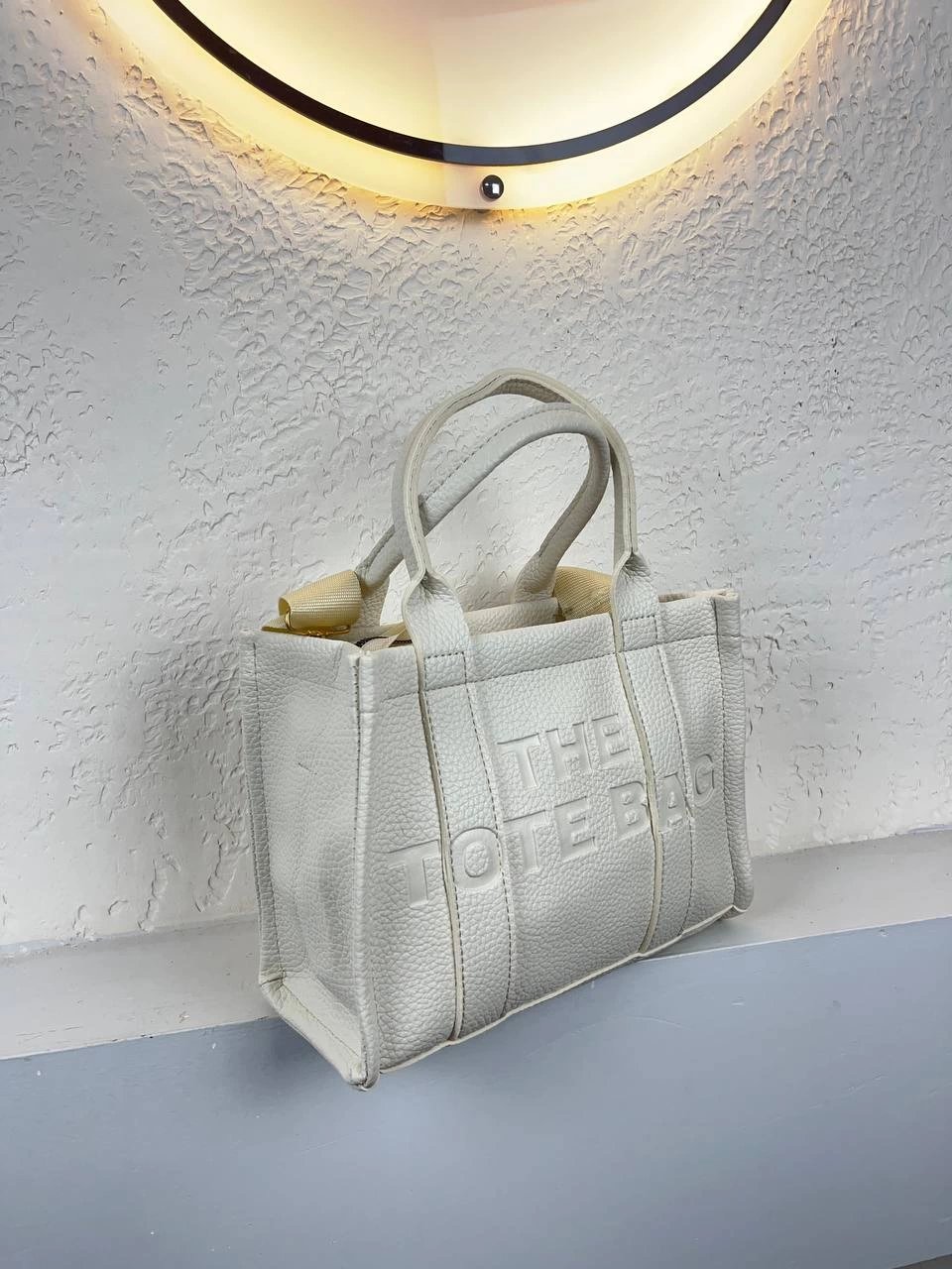 Krem Tote Kalite Çanta CB3024