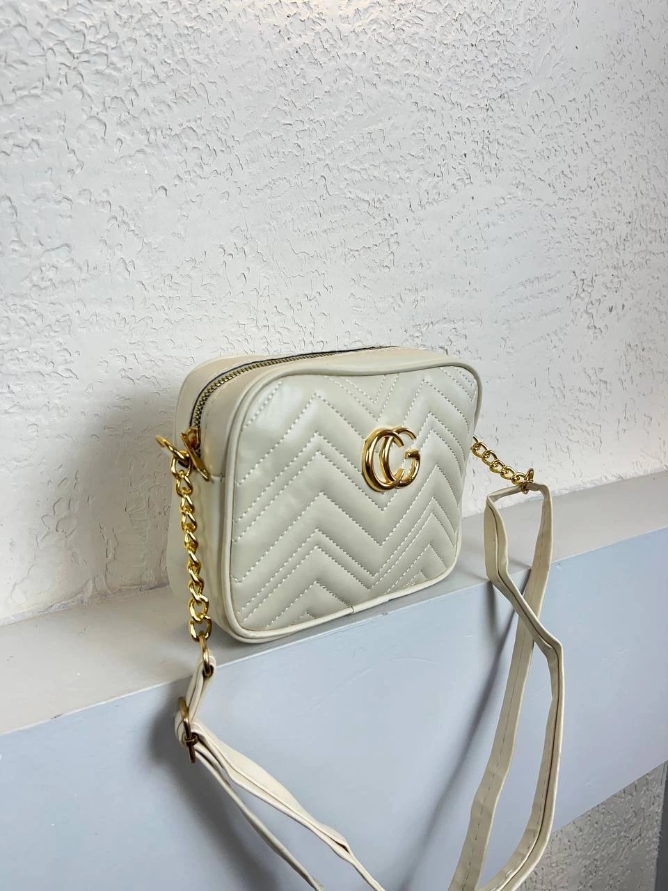 Krem Yumuşak Deri 2025 Çanta CB9614