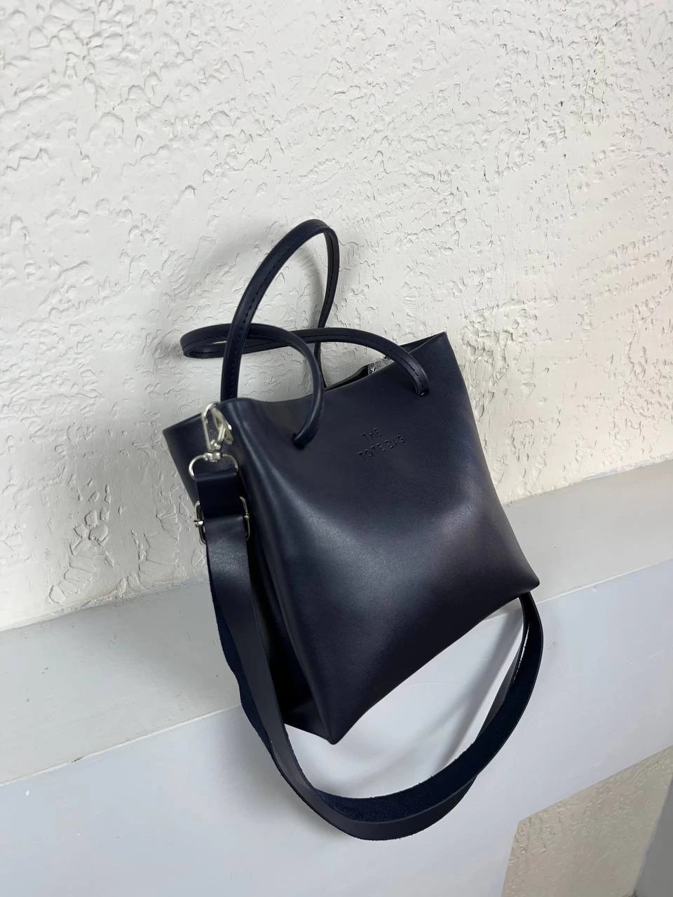 Lacivert Deri Çapraz Çanta CB2033