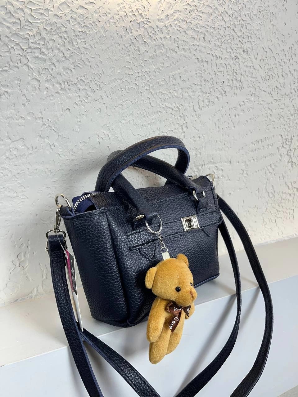 Lacivert KALİTE Ayıcıklı Çanta CB1203