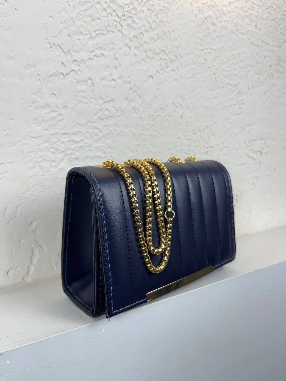 Lacivert Kalite Zincirli Çapraz Çanta CB65217