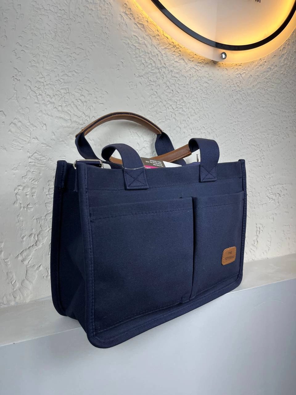 Lacivert Kanvas Kalite Çanta CB8539