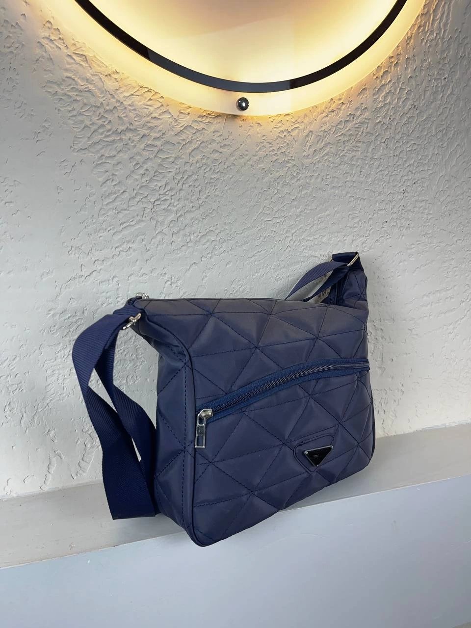 Lacivert Kapitone Yeni Sezon Çapraz Çanta CB9357