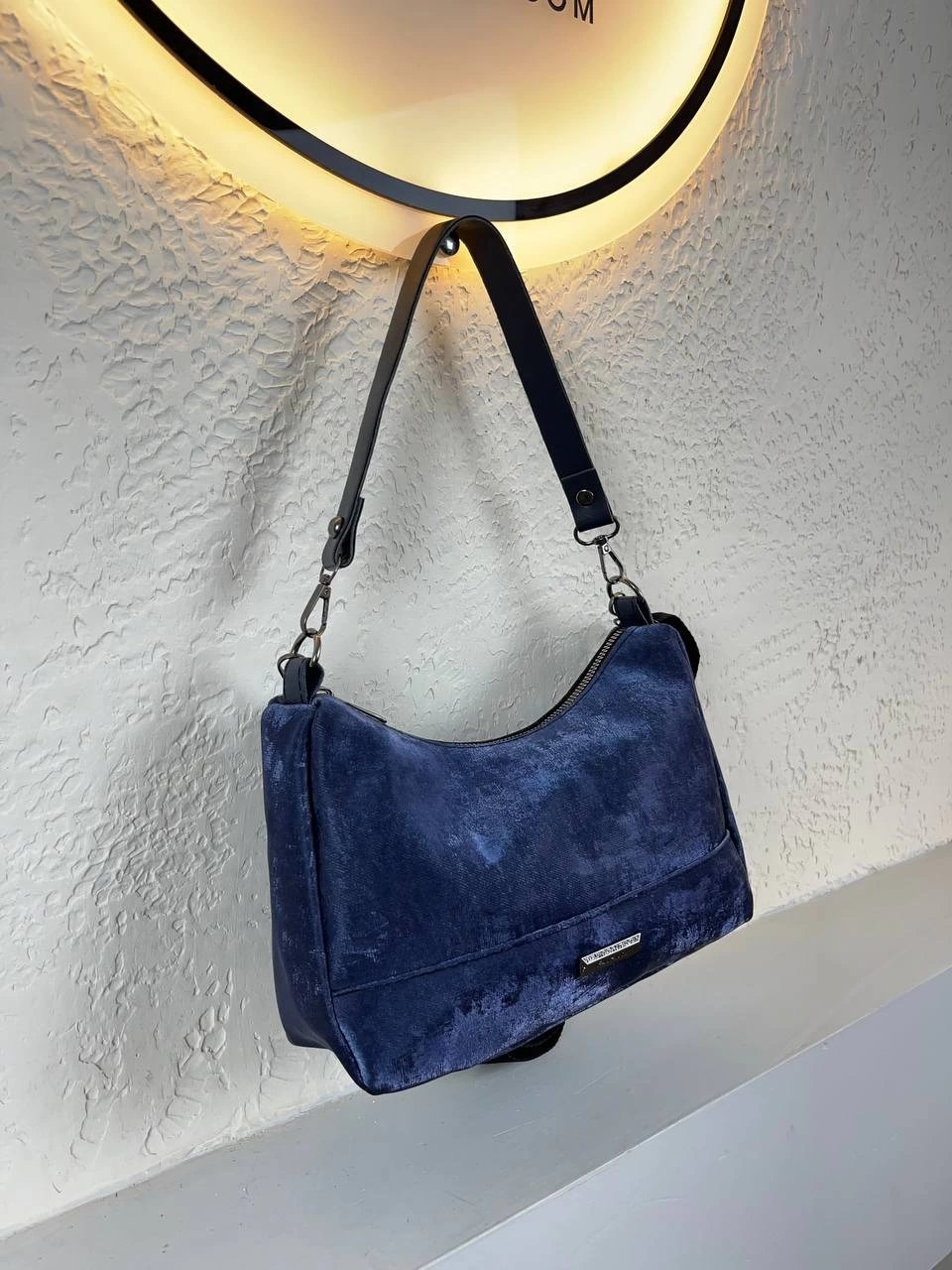 Lacivert Nubuk Çapraz Çanta CB8883