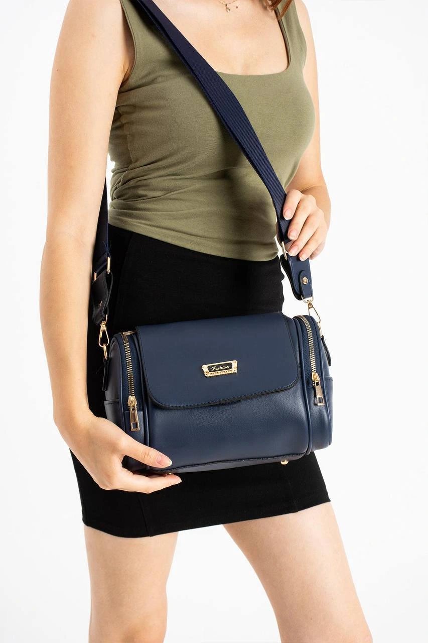 Lacivert Renk 3 Bölme BRLN Çanta CB79782