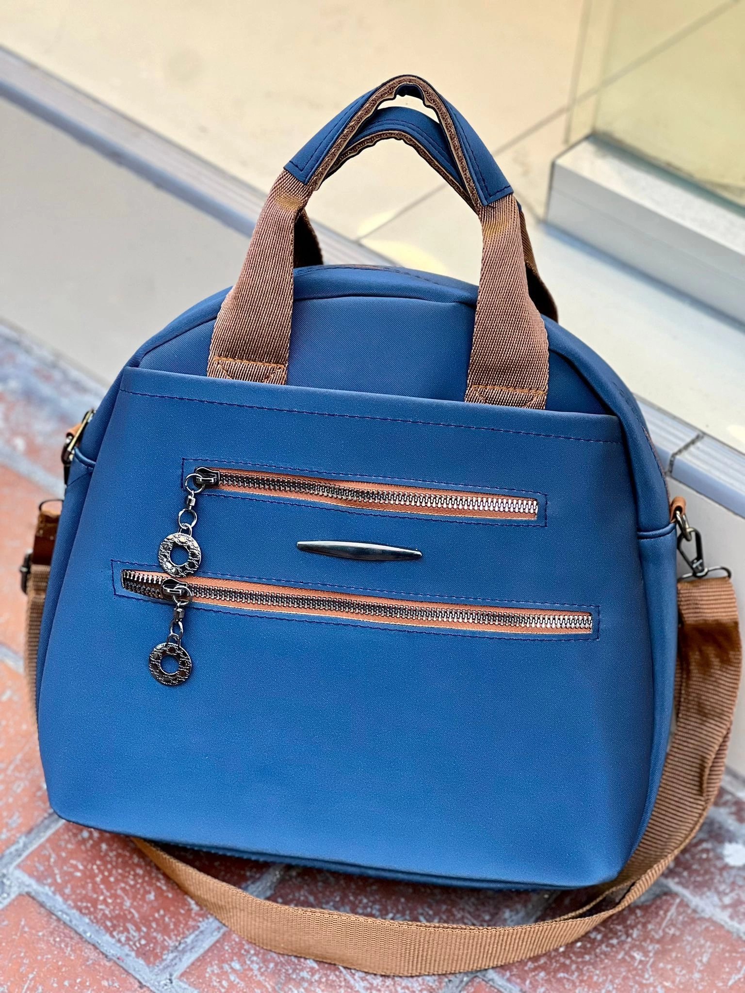 Lacivert Renk 4 Bölme Kalite Çanta CB6611