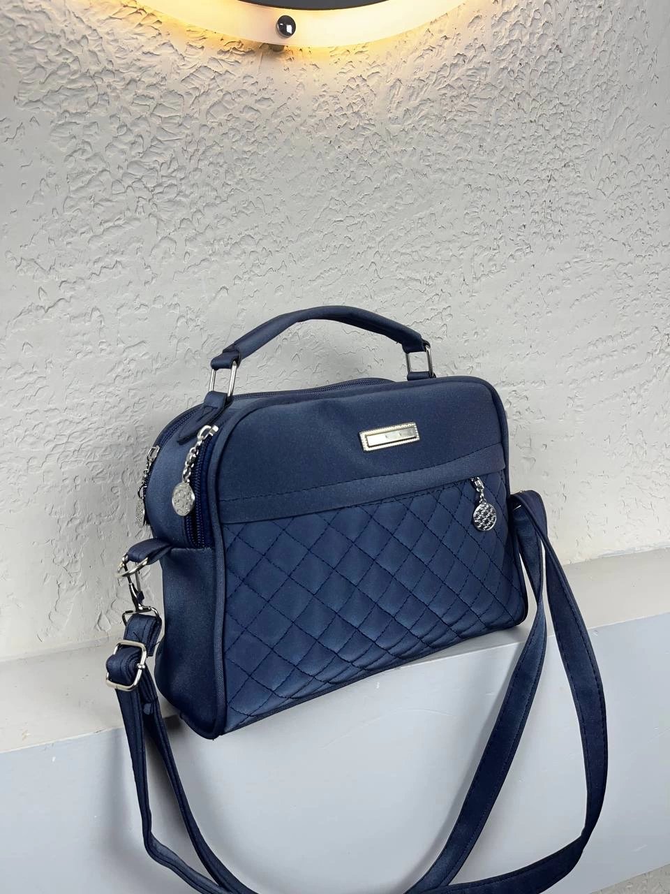 Lacivert Renk Kalite 3 Bölme Çanta CB6347