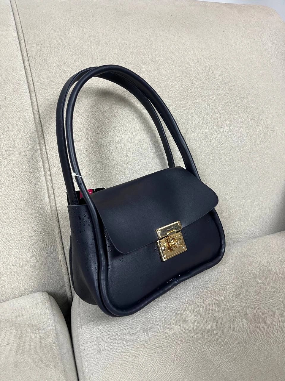 Lacivert Renk Önü Kilit Kalite Çanta CB90901