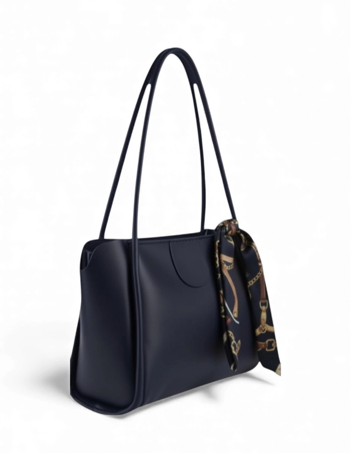 Lacivert Renk Yeni Fularlı Kol Çanta CB1444