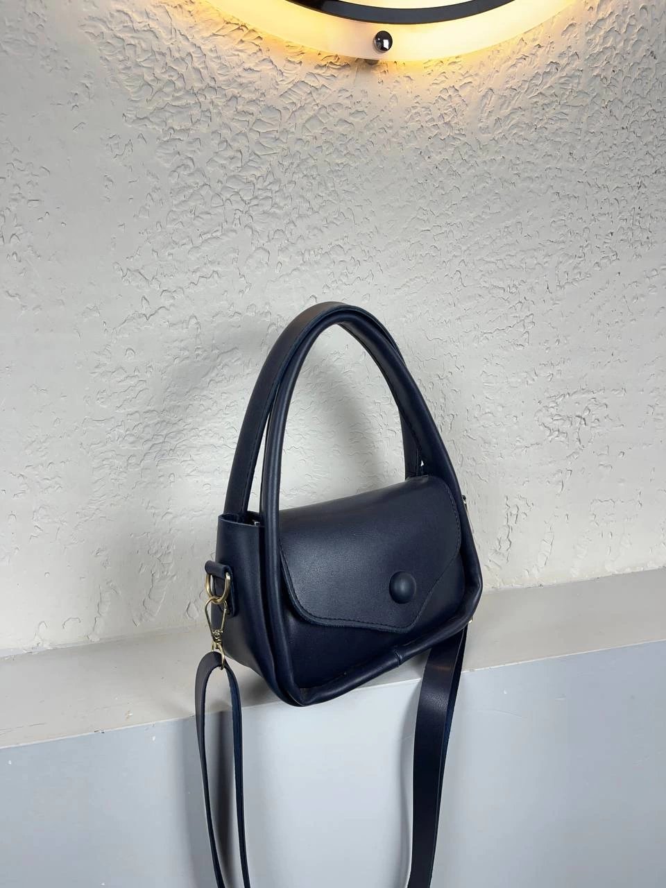 Lacivert Renk Yumuşak Deri Kampanya Çanta CB3663