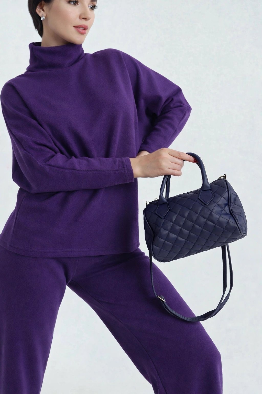 Lacivert Silindir Çapraz Çanta CB2742