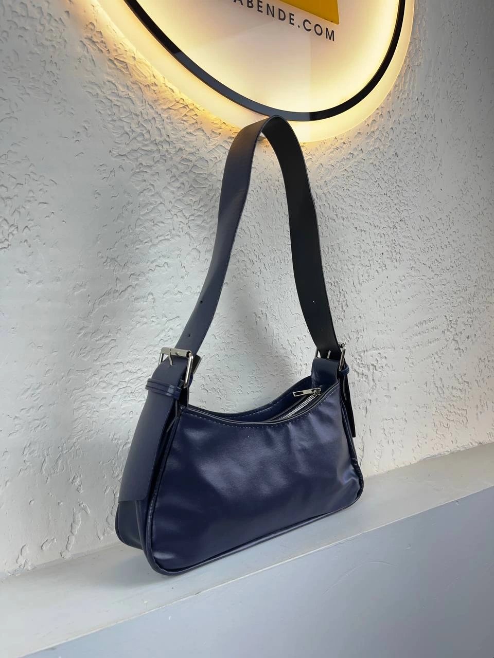 Lacivert Yumuşak Baget Çanta CB8250