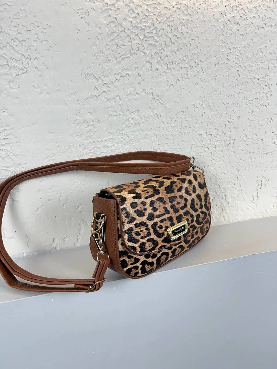 Leopar Kalıp Çapraz Çanta CB0038