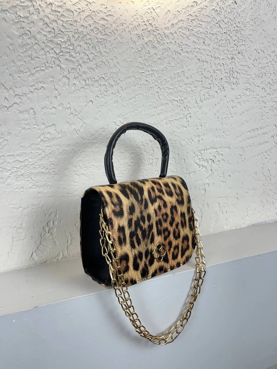 Leopar Renk Kalıp Çanta CB5203