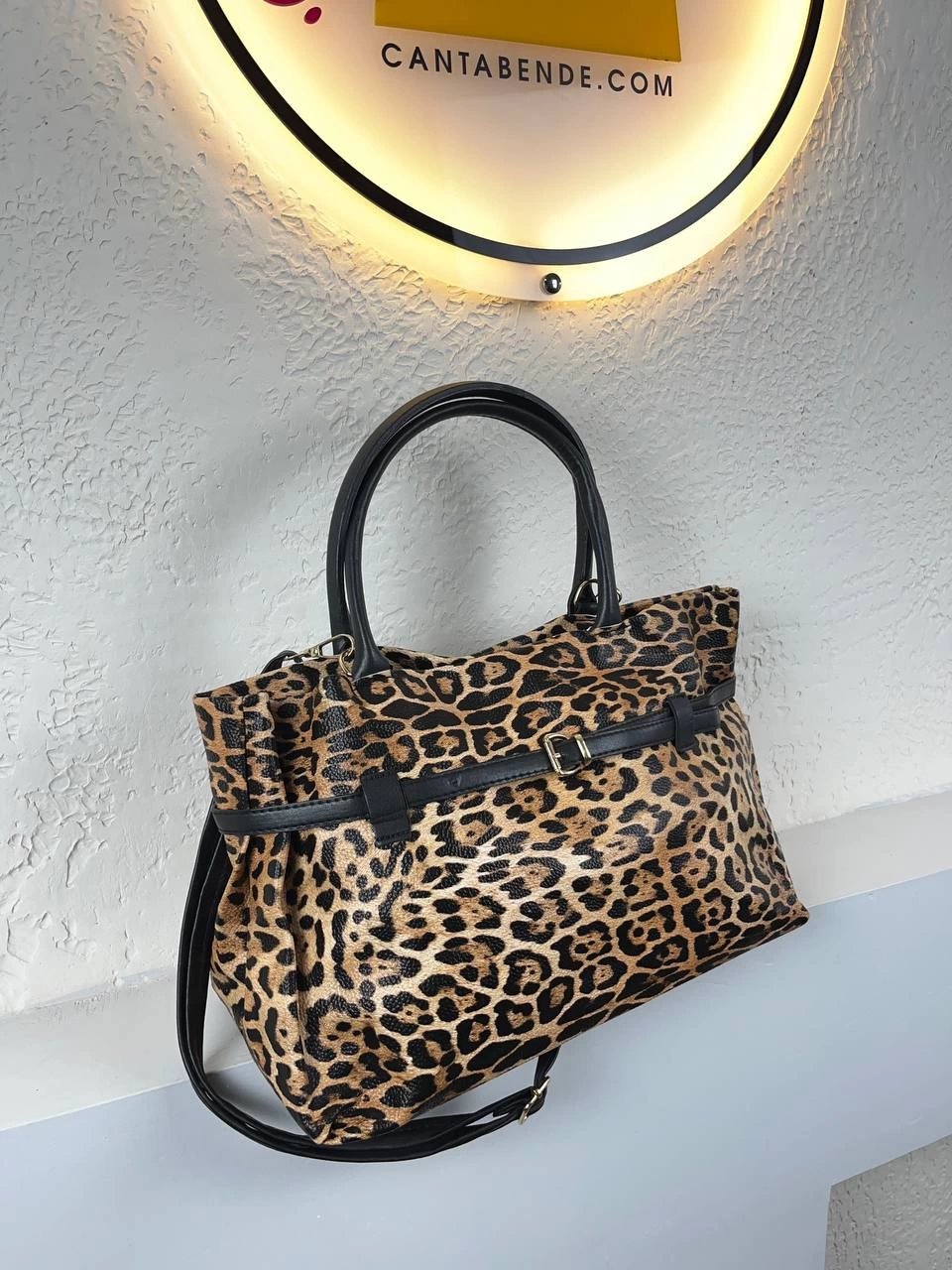 Leopar Renk Kalite Çanta CB2036