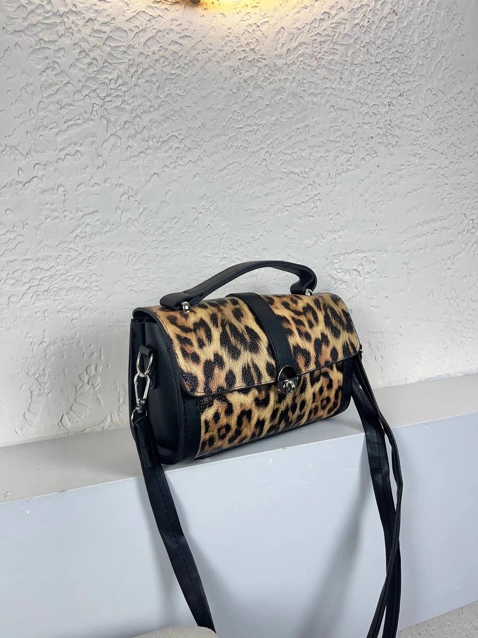 Leopar Renk Kalite Kalıp Çanta CB6984