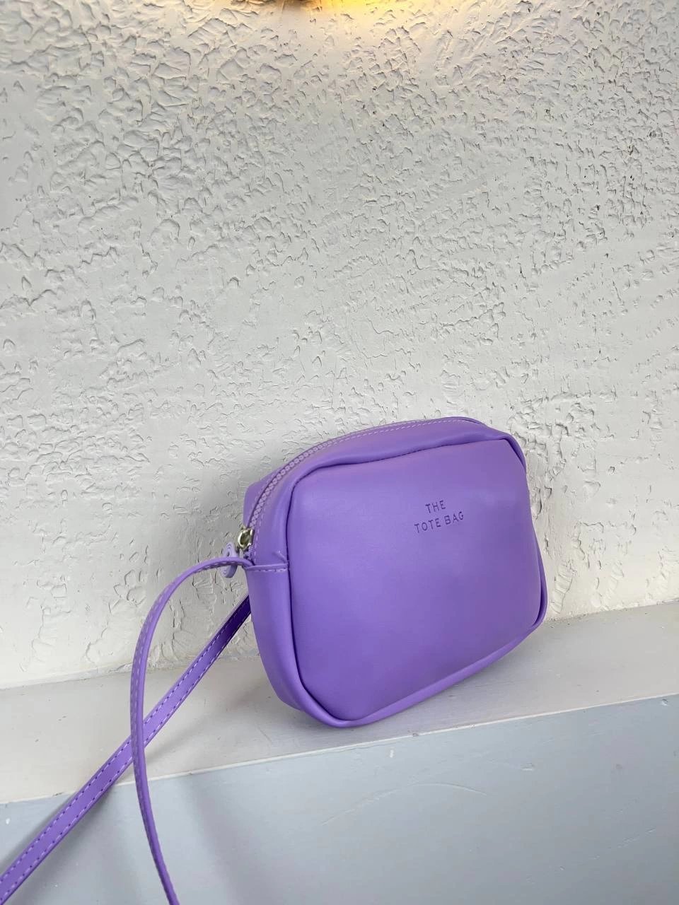 Lila Renk Yumuşak Deri TONY Çanta CB1294