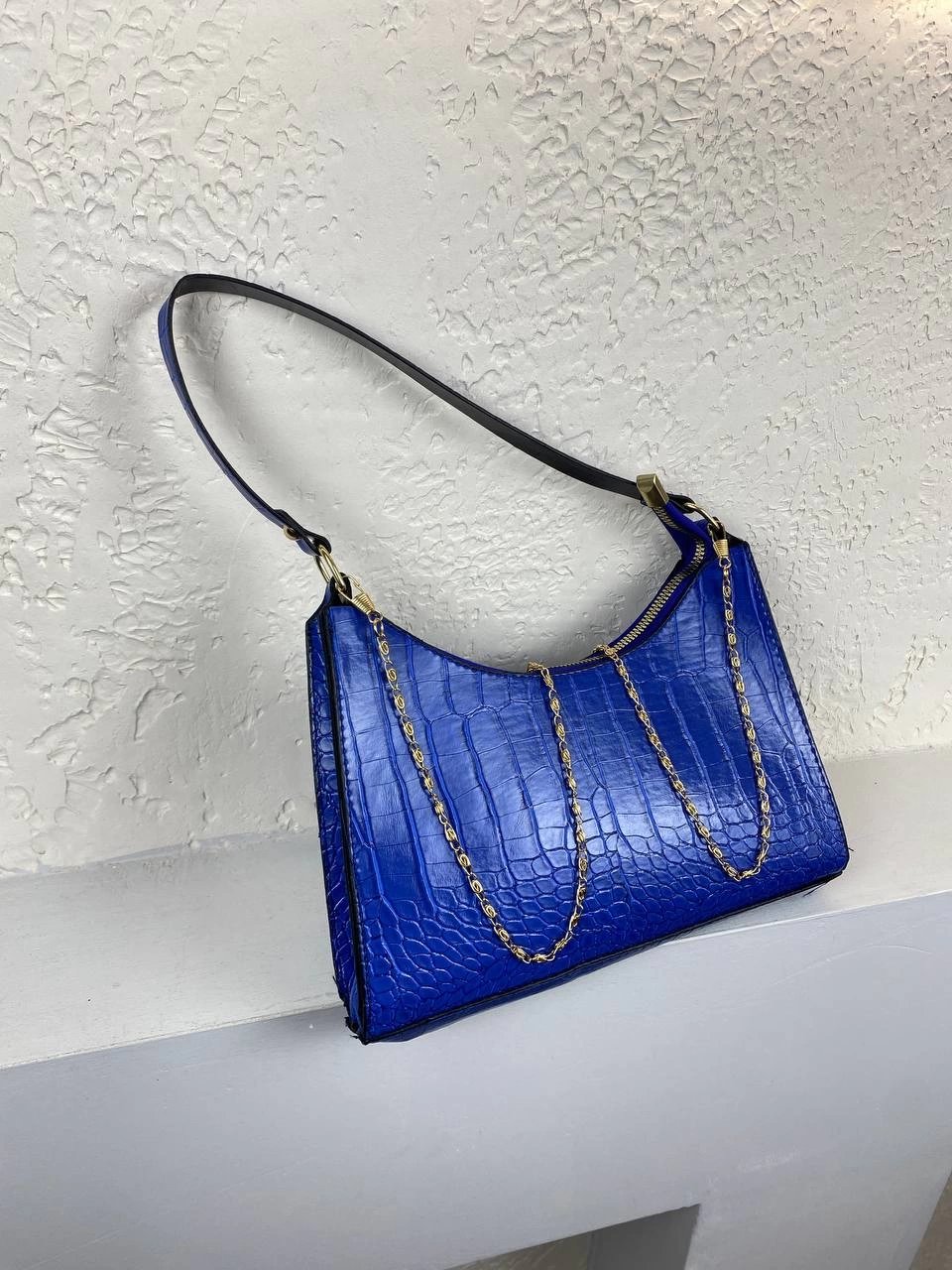 Mavi Elden Tutma Kol Çanta