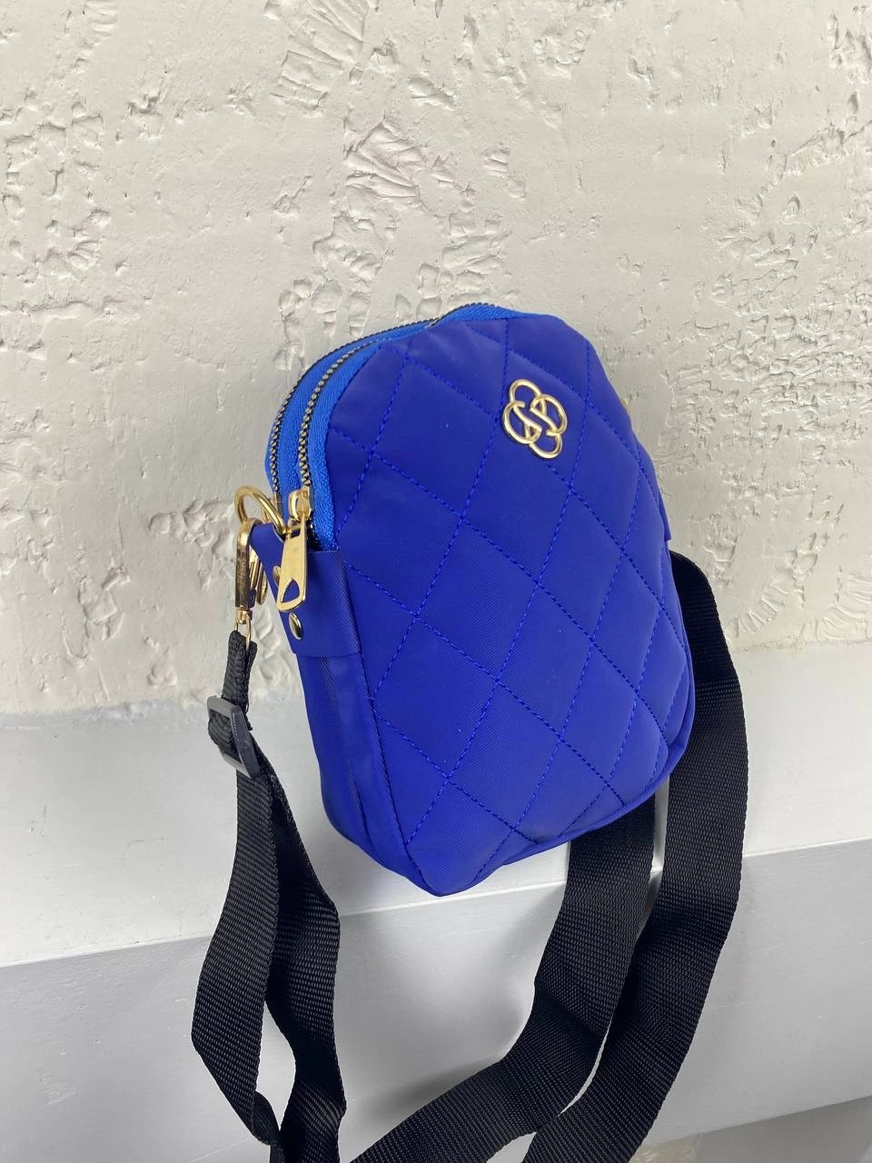 Mavi Renk 2 Bölmeli Çapraz Çanta