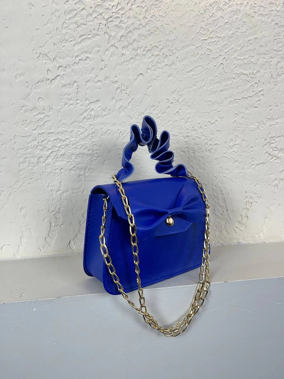 Mavi Renk Papyon Mini Çanta CB2760