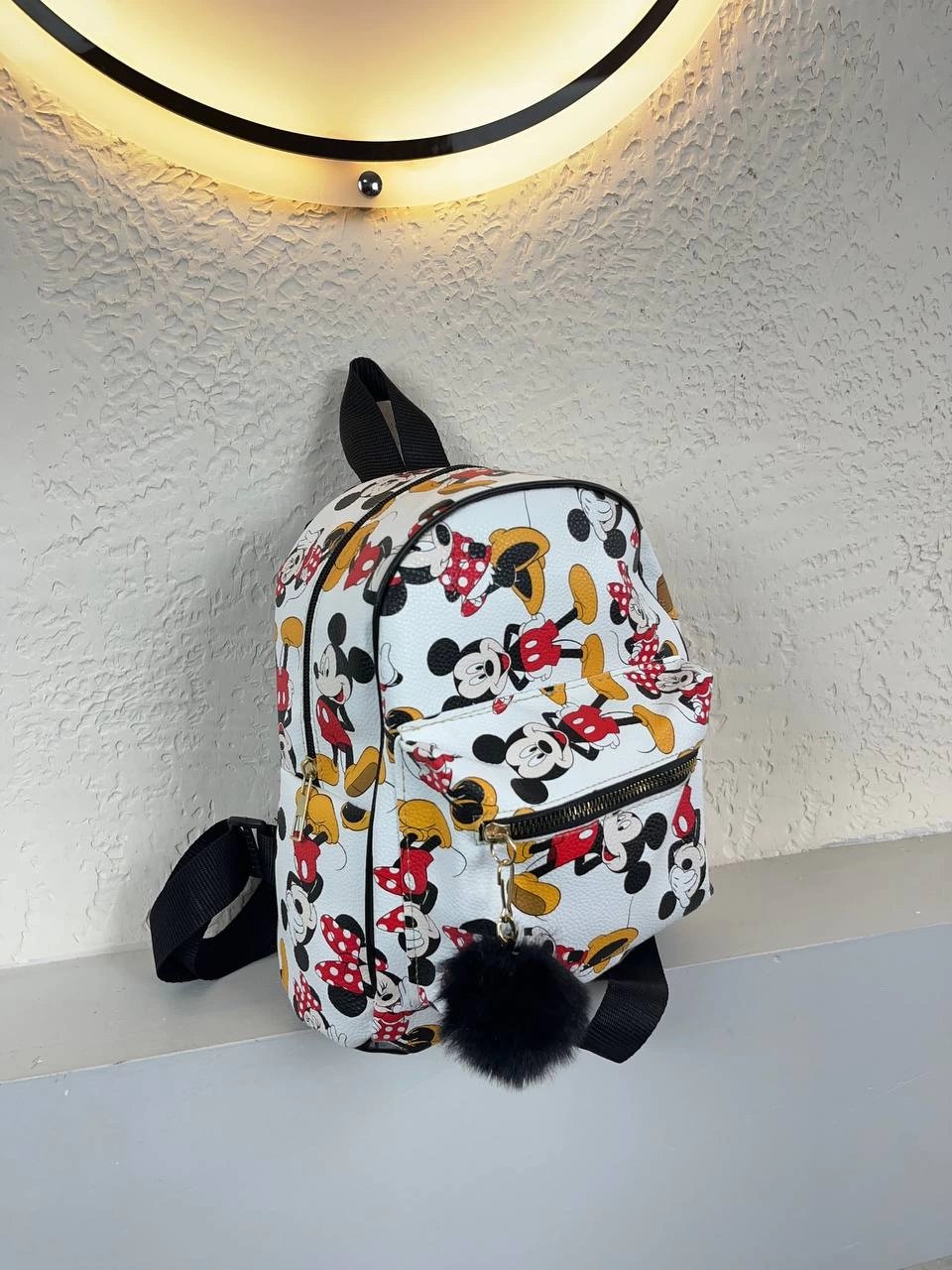 Micki Kırmızı Beyaz Sırt Çanta CB2522