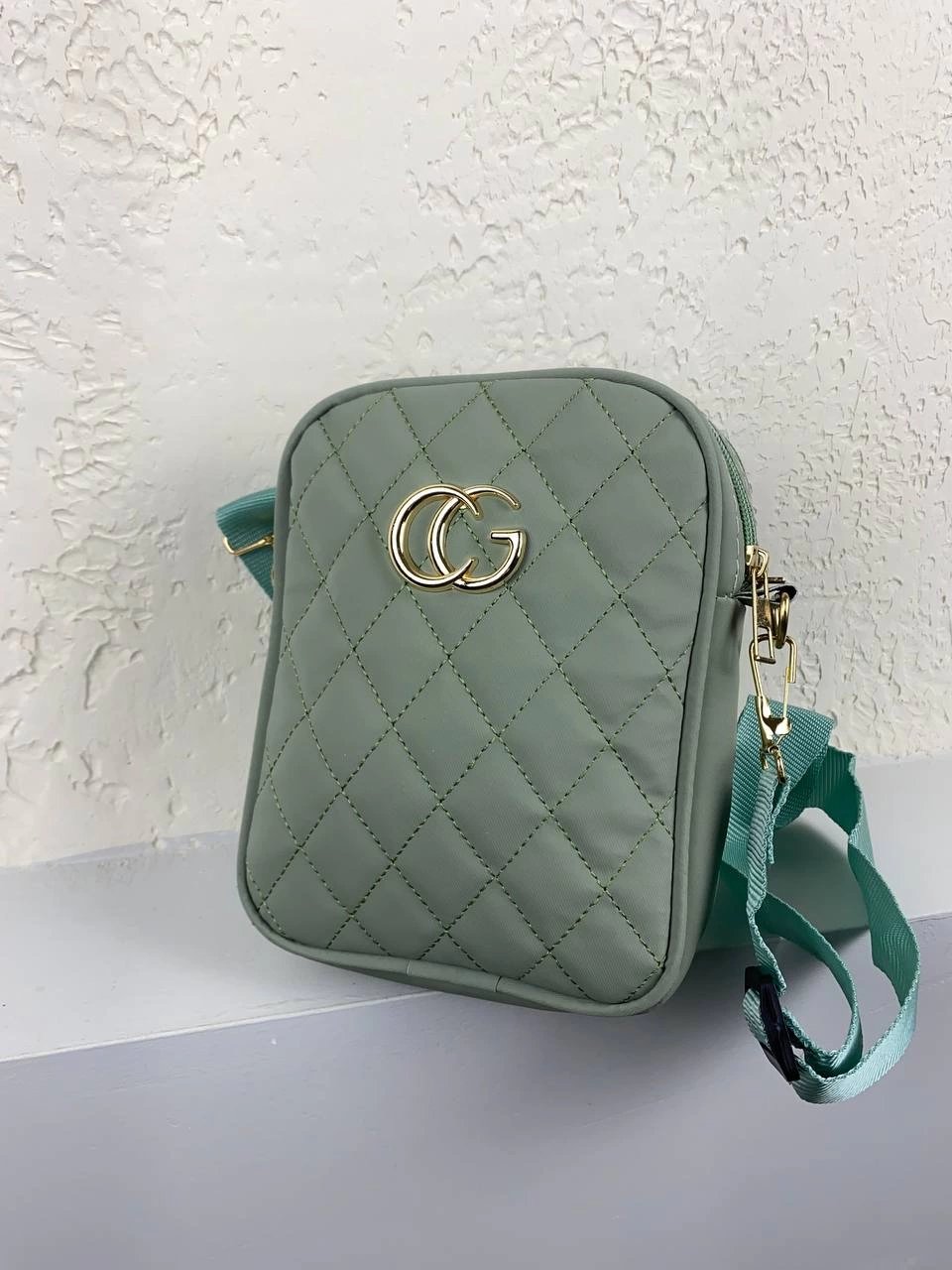 Mint Yeşil 2 Bölmeli Çanta