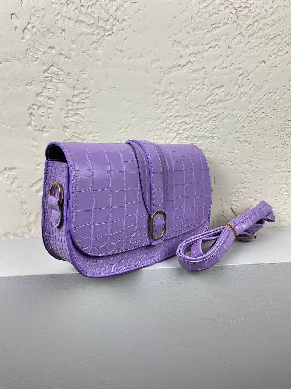 Mor Renk Kalıp Çapraz Çanta